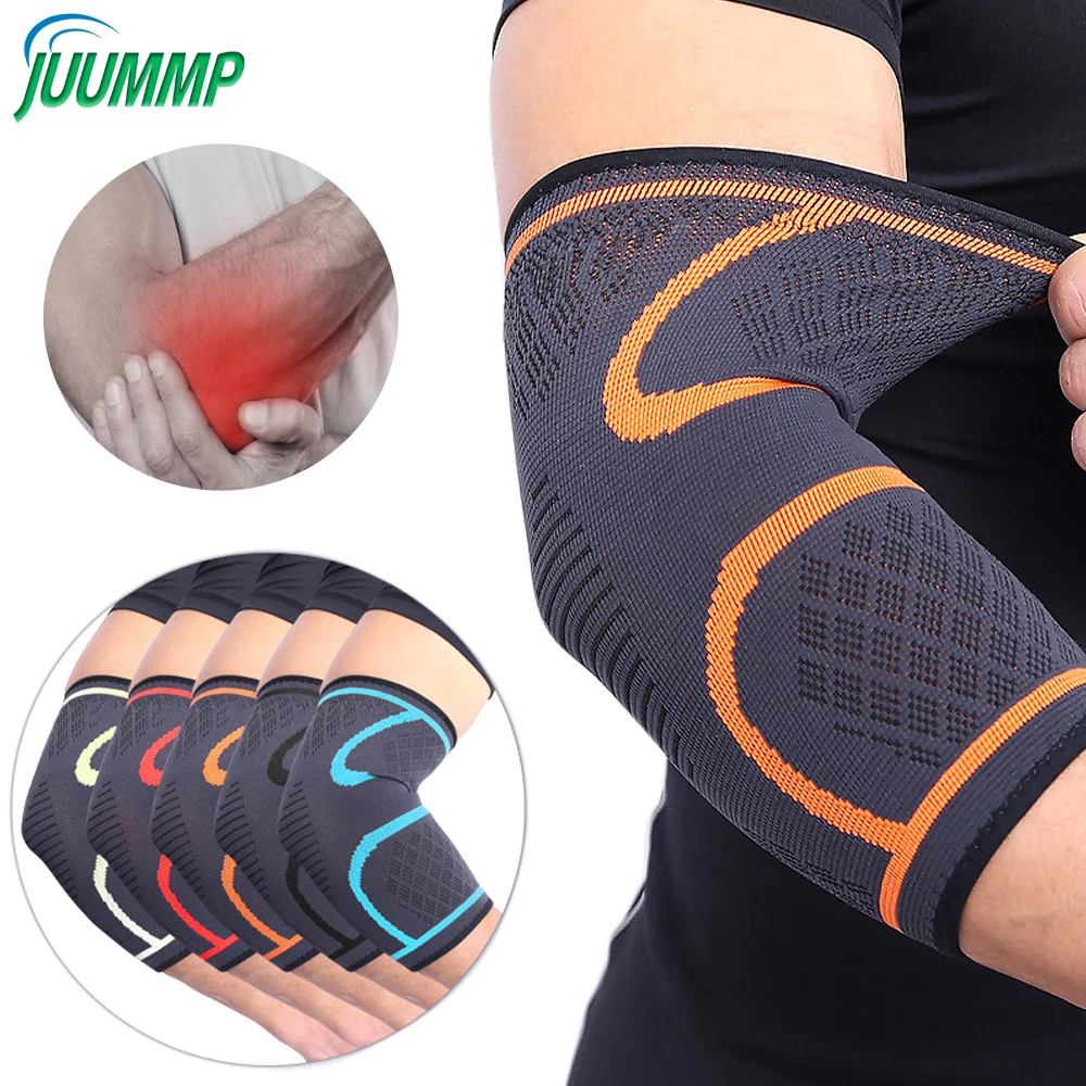 

1Pair Elbow Compression Sleeve Brace - Instant Arm Joint Prevention Pain Relief For Tennis Golfers Elbow, Tendonitis, Arthritis