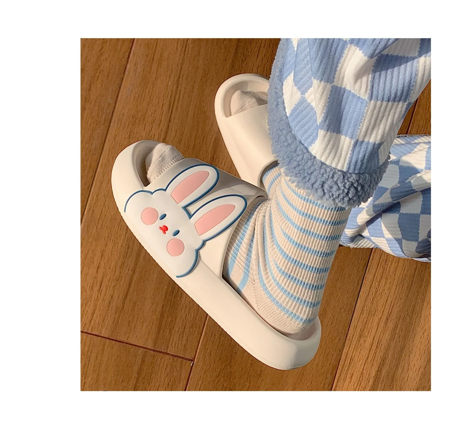 Kawaii Soft Cute Rabbit Cloud Slippers - Limited Edition