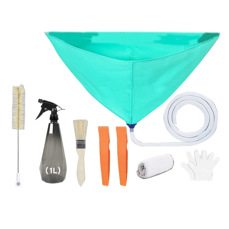 

Специальный мешок для воды внутри и снаружи машины Кондиционер очистка синий предотвращает брызги воды