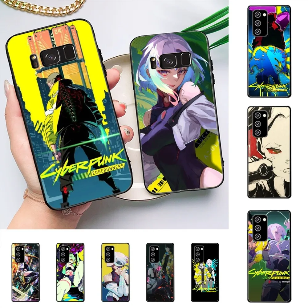 Чехол для мобильного телефона с аниме C-Cyberpunk E-Edgerunners для Samsung J 7 plus 7core J7 neo J6 plus prime J6 J4 J5