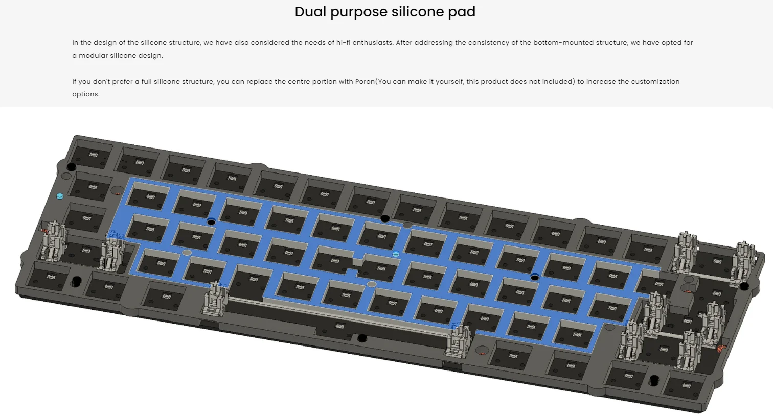 kbdfans 461e 60% keyboard case Wooting対応 KBDfans 461E Keyboard Case Aluminum Lump Gh60 Adaptation