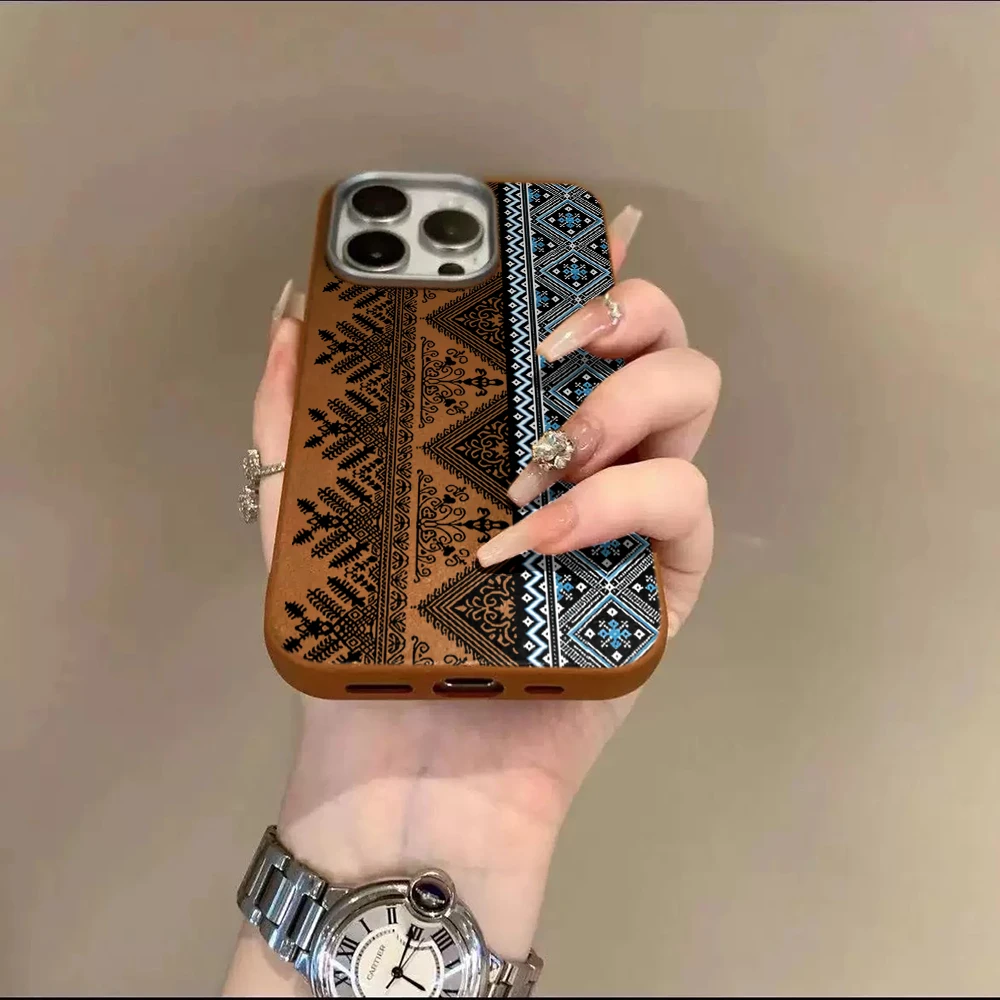 Fashion Retro Totem Phone Case - Universal Style Cover