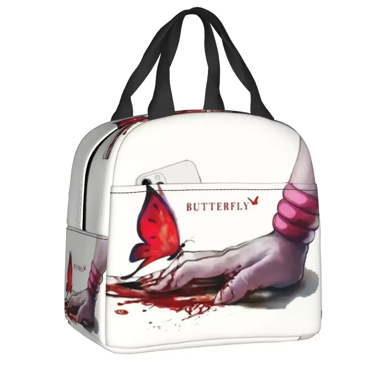 

2024 New Cool Anime Hunter X Hunter Insulated Lunch Bag Leakproof HXH Manga Hisoka Hand Cooler Thermal Lunch Tote Lunchbag