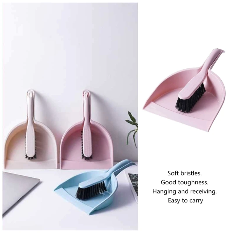 

Small Broom and Dustpan Set for Home Mini Clean Brush with Dust Pans Hand Broom Brush Dust Pan Small Cleaning Drop Shipping