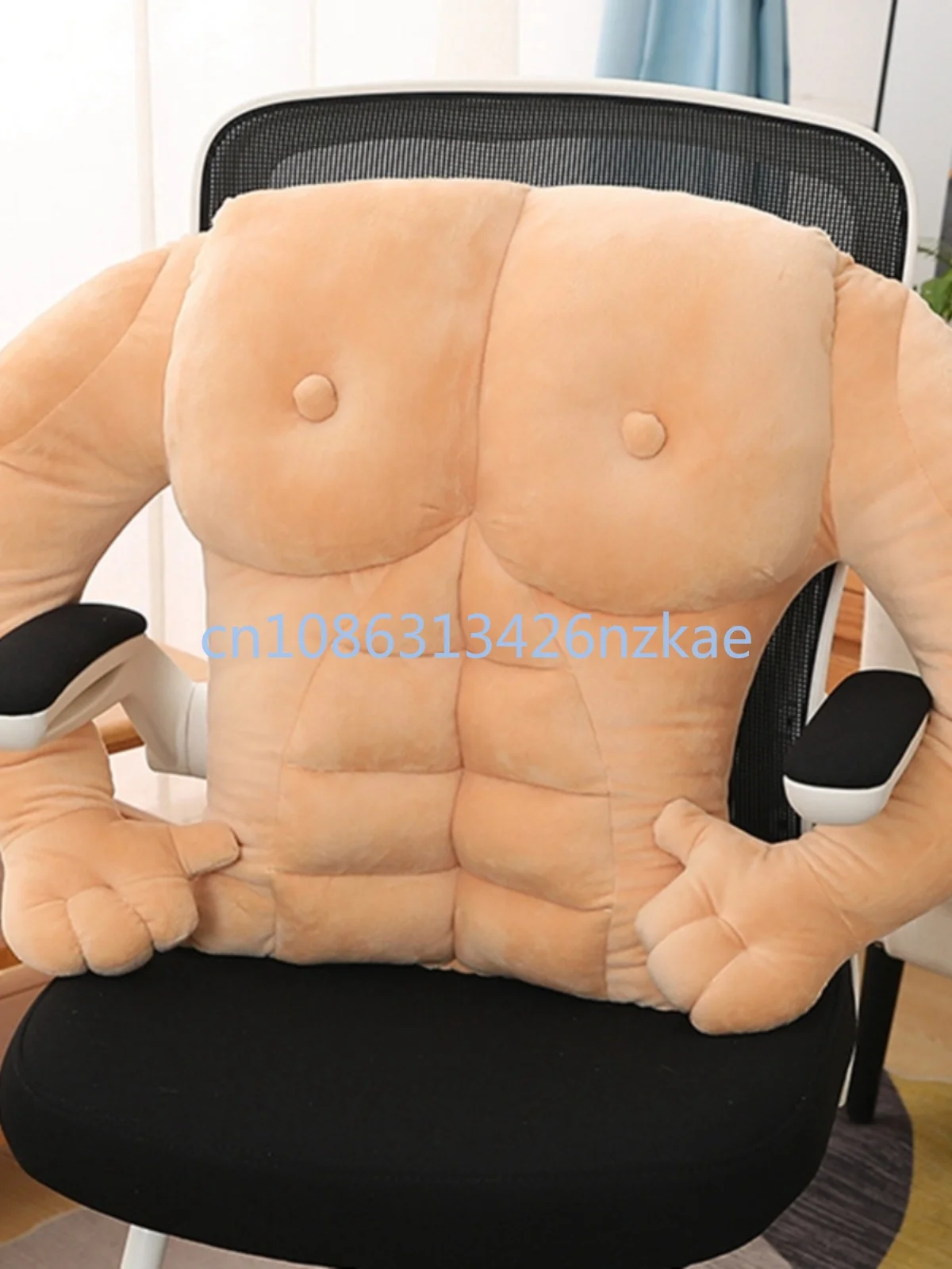 가슴과 복근이 큰 남자친구 베개 인형 창의적인 인형 봉제 장난감 재미있는 선물.