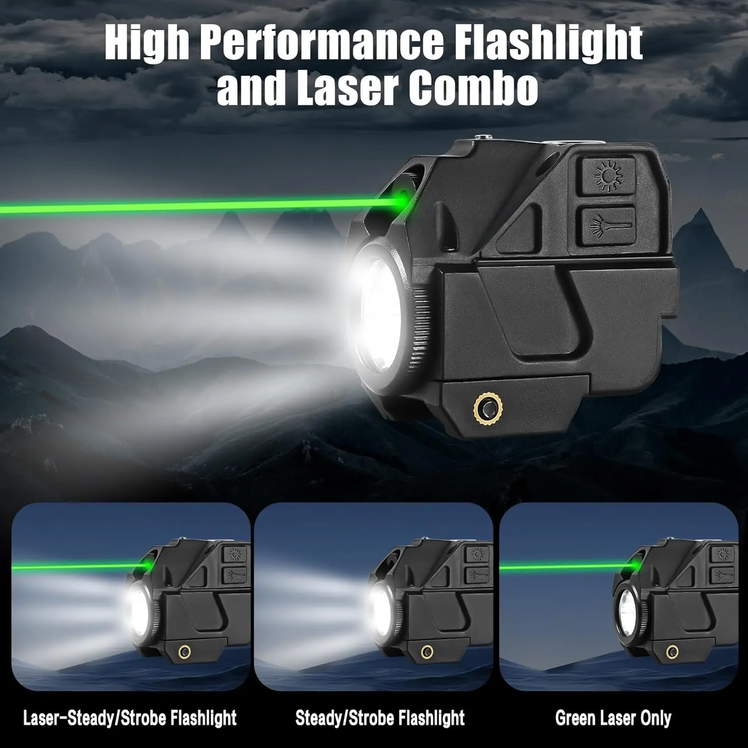 Flashlight Laser Sight With Built-in Lithium Battery
