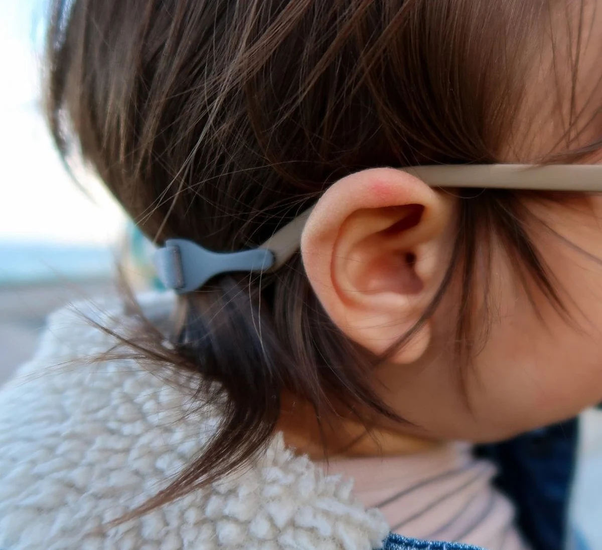 0-2 Year Baby Polarizrd Sunglae with Belt Flexible Durable Square Silicone Frame Mirrored UV400 Len Eyewear for_voghion.com