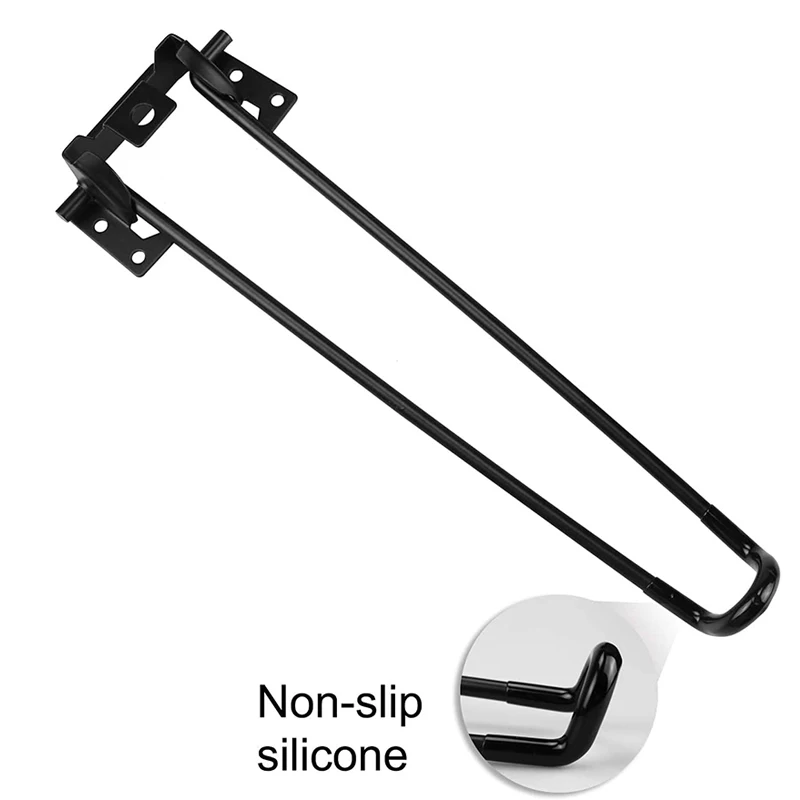 1pc Foldable Metal Hairpin Table Leg - Sleek DIY Furniture Accessory