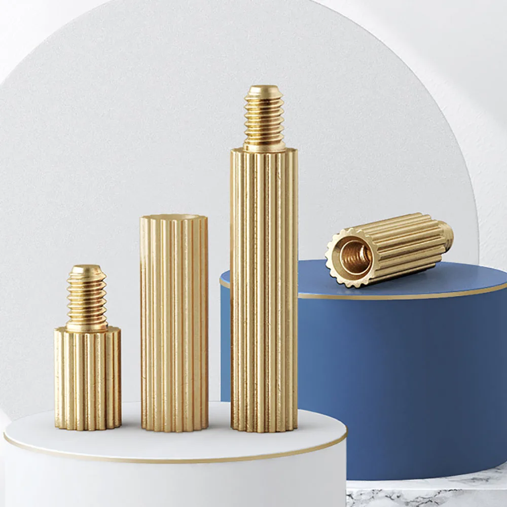 

50Pcs M2 Solid Brass Male Female Spacer Stud Round Standoff Screws Nuts