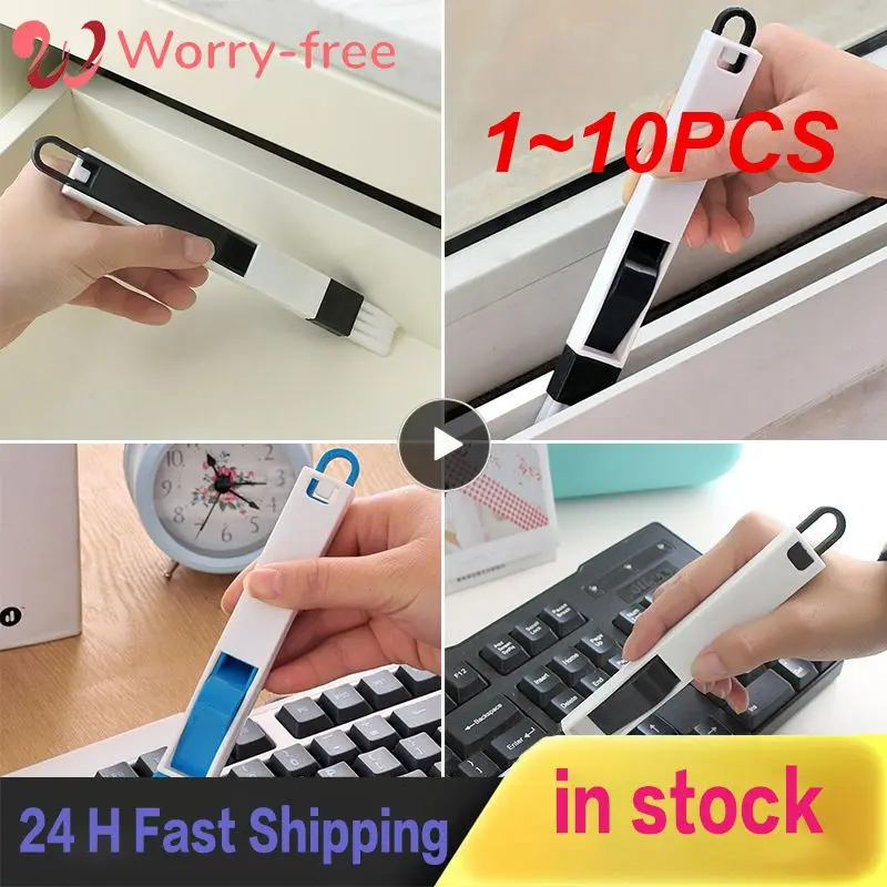 

1~10PCS Multifunction Window Cleaning Brush Computer Window Groove Keyboard Cleaner Nook Cranny Dust Shovel Window Track Cleaner