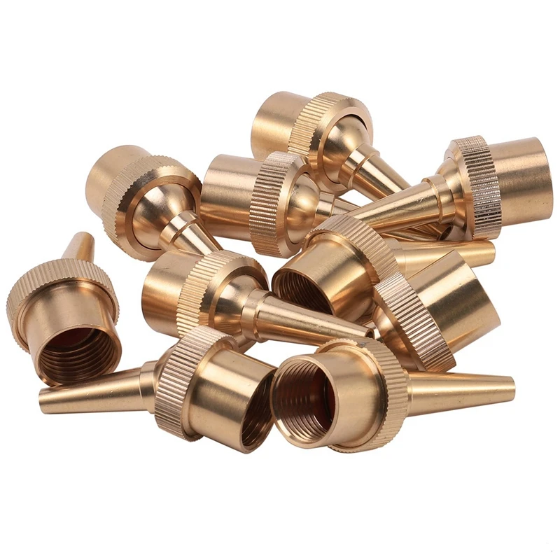 

60Pcs 1/2 Inch DN15 Brass Jet Straight Adjustable Fountain Water Spray Nozzles Pool Nozzles Garden Landscape Decoration CNIM Hot
