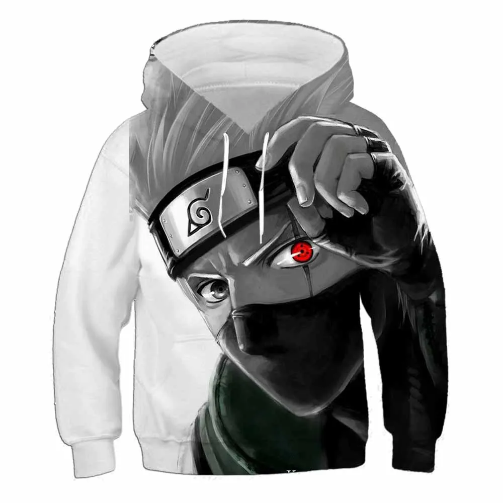 

Children Naruto Uchiha Sasuke Akatsuki Anime Costume Hoodie Role Play Sweatshirt Boys' Hoodie Top Children's Clothing