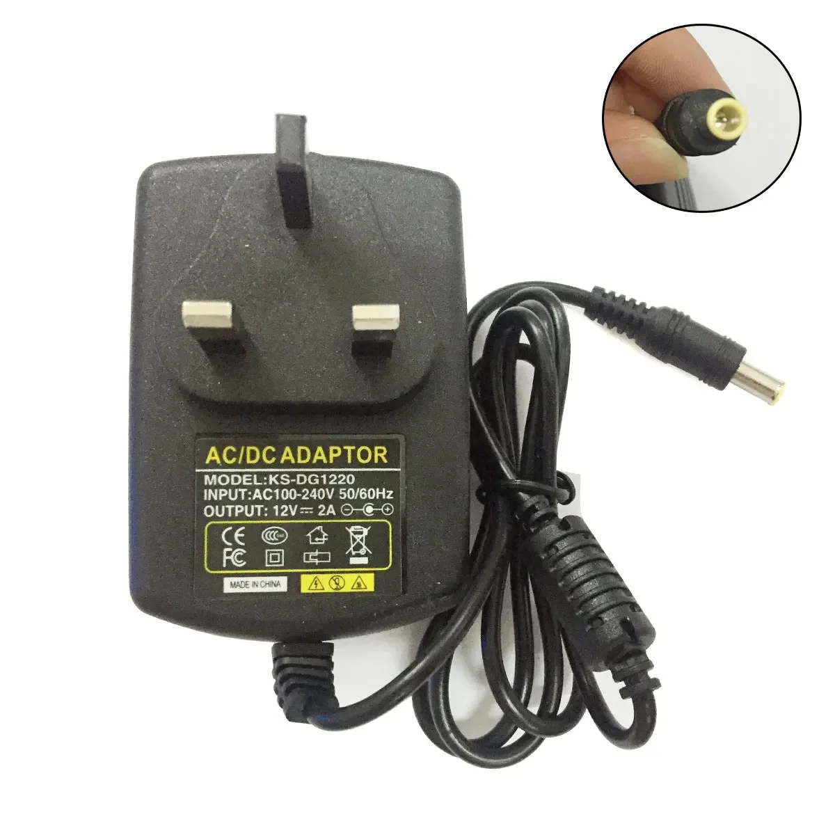 12V 1.5A-2A 5.5*3.0mm with pin AC DC Adapter Power Sony BDP-BX120 BDP-BX320 BDP-BX520 Blu-Ray Disc Player