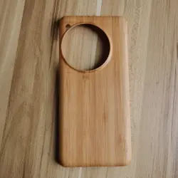 Rosewood Mahogany Real Wooden Ultra Slim Hard Matte Back Case - Luxury Wood Cover for OnePlus 13R (Bamboo)