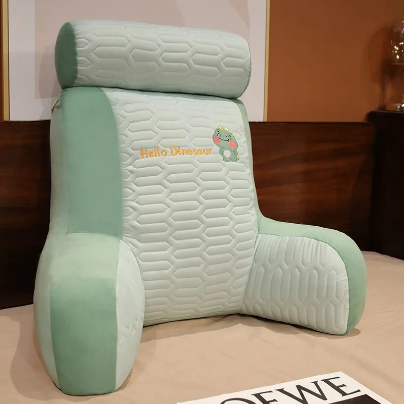 Winter Latex Pillow Headboard Cushion Soft Cover Waist Support Pillow with Extended Back Bed Pillow Sofa Throw Pillow 4