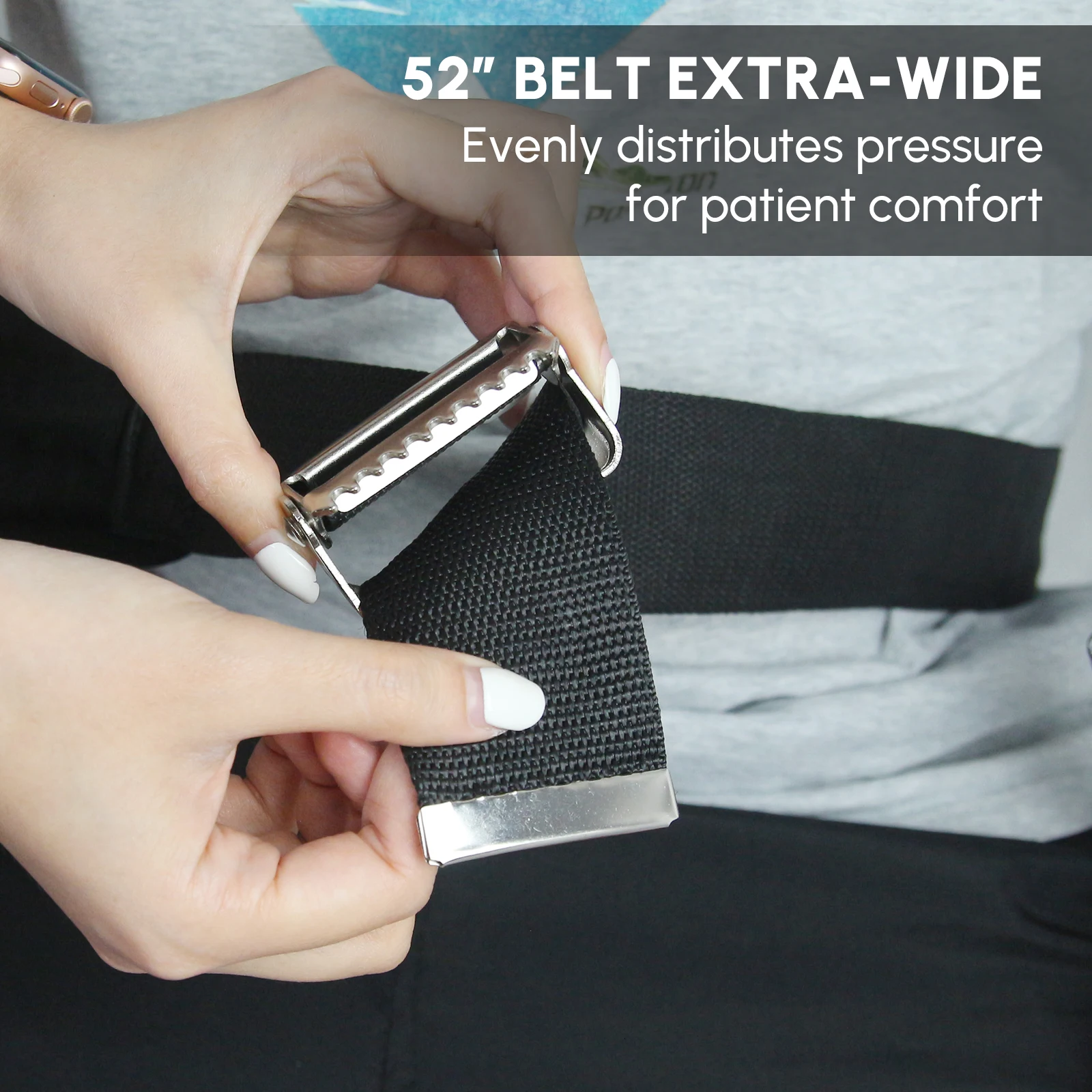 Patient Elderly Transfer Moving Belt Wheelchair Bed Nursing Lift Belt with Handle Auxiliary Shift Reinforcement Belt Medical 2