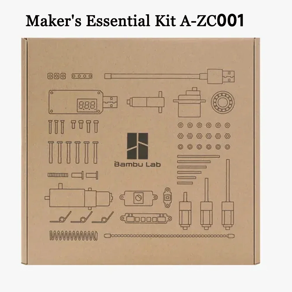 Bambu Lab MakerWorld 標準部品セット001 ZC001 For bambu lab Maker's Essential Kit A-ZC001 DIY Model Bambu Lab 3D