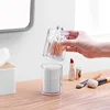 Acrylic Makeup Organizer Cotton Swabs Qtip Container Cosmetic Makeup Cotton Pad Organizer Jewelry Storage Box(Empty Box) 5