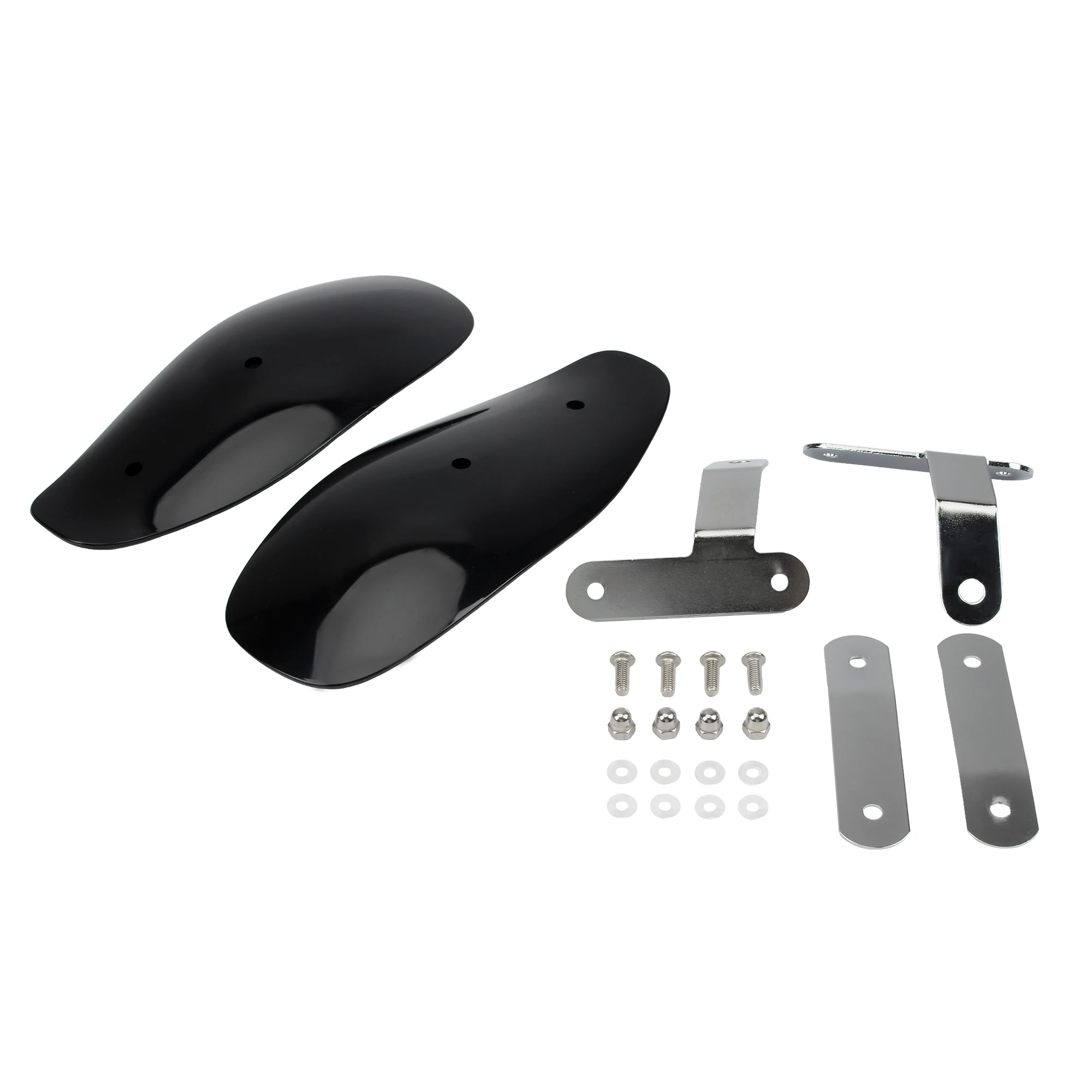 Motorcycle Hand Guards with Windshield Protection for Harley Touring (1996-2013)