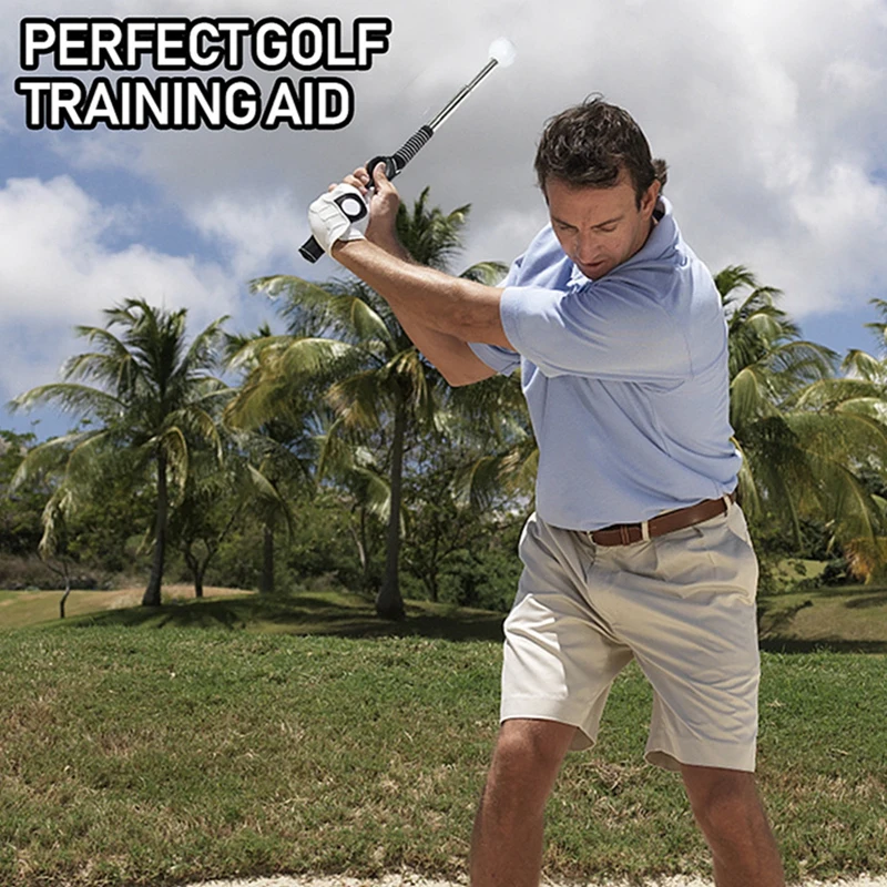 1 Pcs Golf Swing Practice Stick Telescopic Golf Swing Trainer Golf Swing Master Training Aid Posture Corrector Practice Golf Exe 3