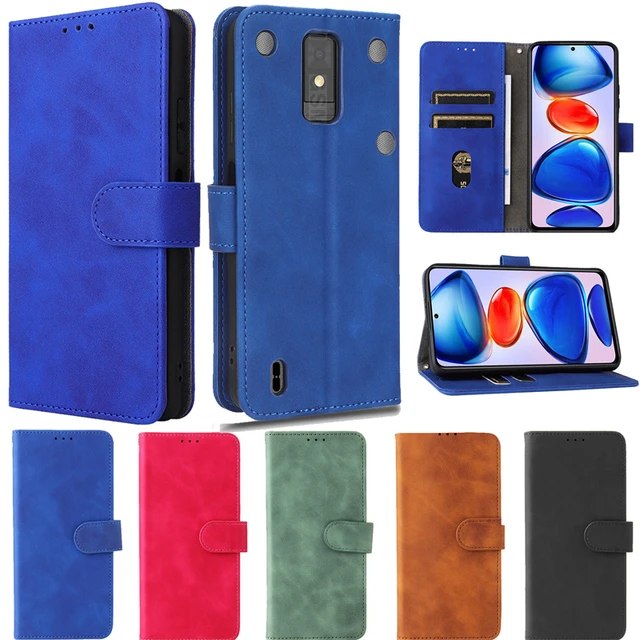 Suitable For ZTE Blade A53 Pro magnetic protective case for ZTE Blade A53  Pro wallet type mobile phone full leather case - AliExpress