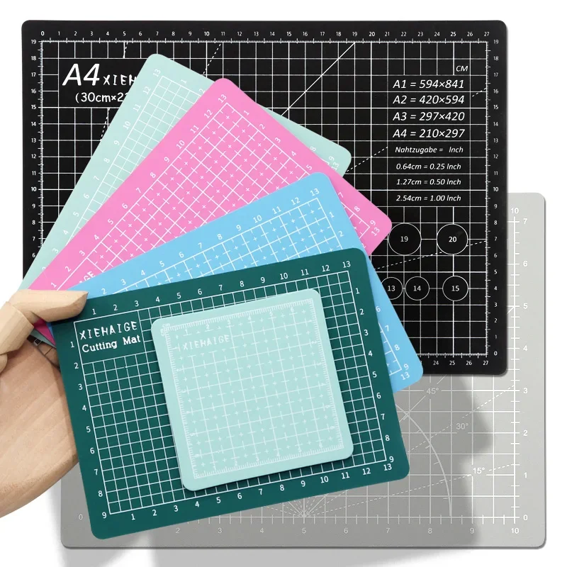 15*11 PVC A6 Cutting Mat Multipurpose Self Healing Cutting Mats for Durable Paper Mat for Cutting