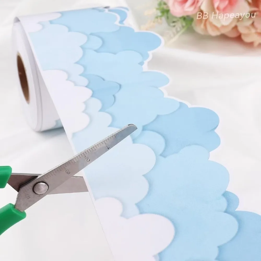 Paper Chalkboard Border Stickers for DIY Classroom Decor