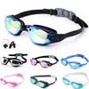 Professional Adult Anti Fog UV Protection PC Lens Men Women Swimming Goggles Waterproof Adjustable Silicone Swim Glasses Eyewear 1