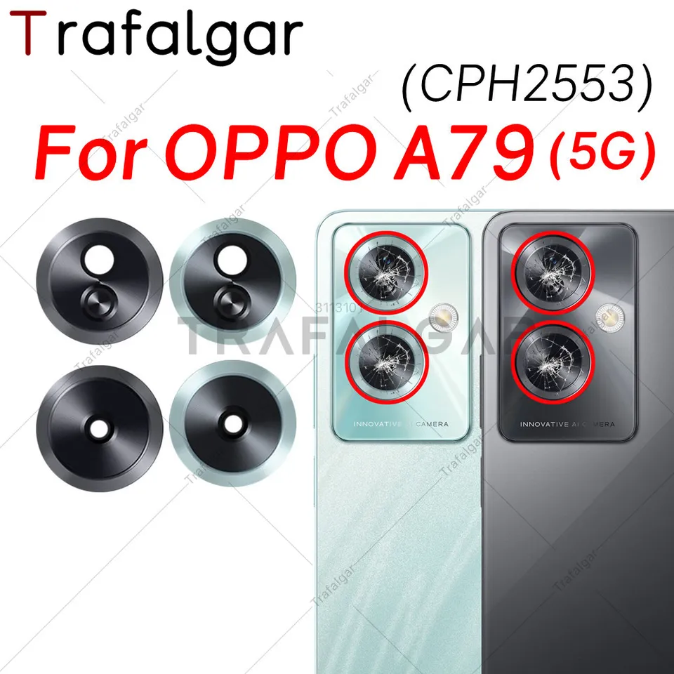 Cristal De Cámara Trasera De Repuesto Para OPPO A98 5G (Modelo CPH2529) | Lente Con Adhesivo Incluido