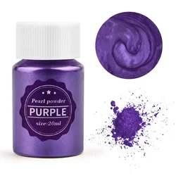 Vibrant 24 - Color Mica Pearl Powder Set (Purple)