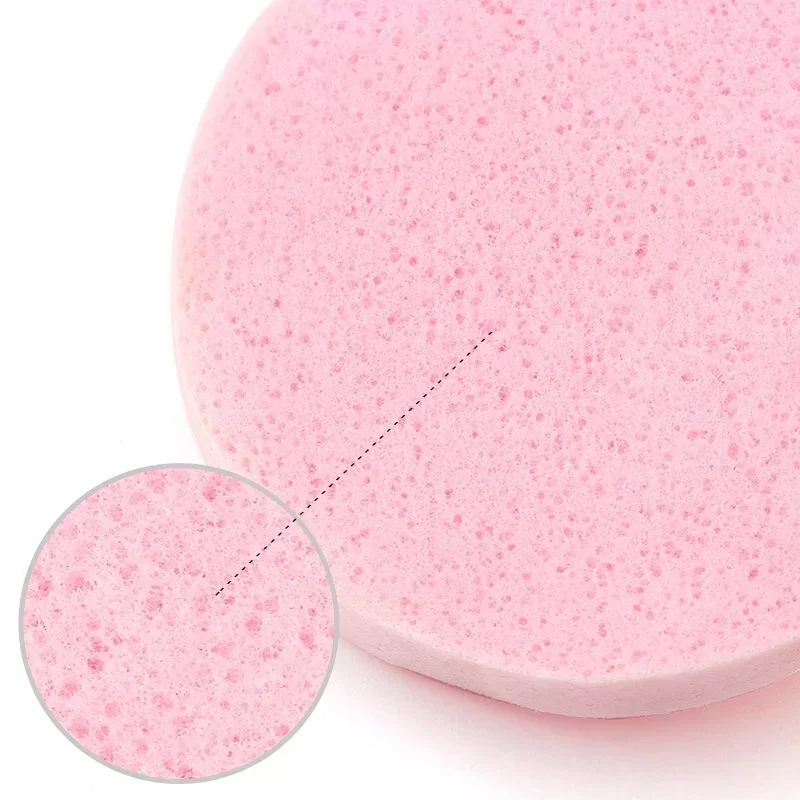 60/48/12pcs Compress Face Wash Puff Natural Wood Pulp Sponges Reusable Face Sponge Pad Makeup Cleansing Cotton Pad Beauty Tools 4