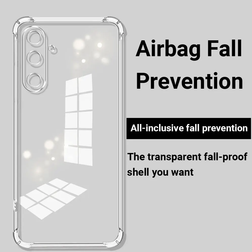 Clear Silicone Soft Phone Case | Shockproof Transparent Protective Cover