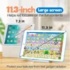 French English Bilingual Learning Tablet Toy Learn Alphabet ABC Numbers Words Spelling| Interactive Educational Toys for Kids 1