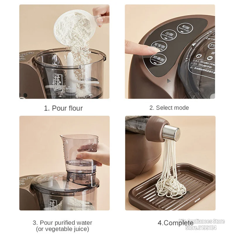 Joyoung Cute Noodles Maker M5-L82 Household Automatic Noodles Pasta Machine With 7 Molds BPA Free Kitchen Appliances For Home