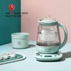 Health Pot K2763 Lite, Glass Electric Kettle for Tea & Coffee, Hot Water Boiler and Wamer with Stew Pot, Temperature Con 2
