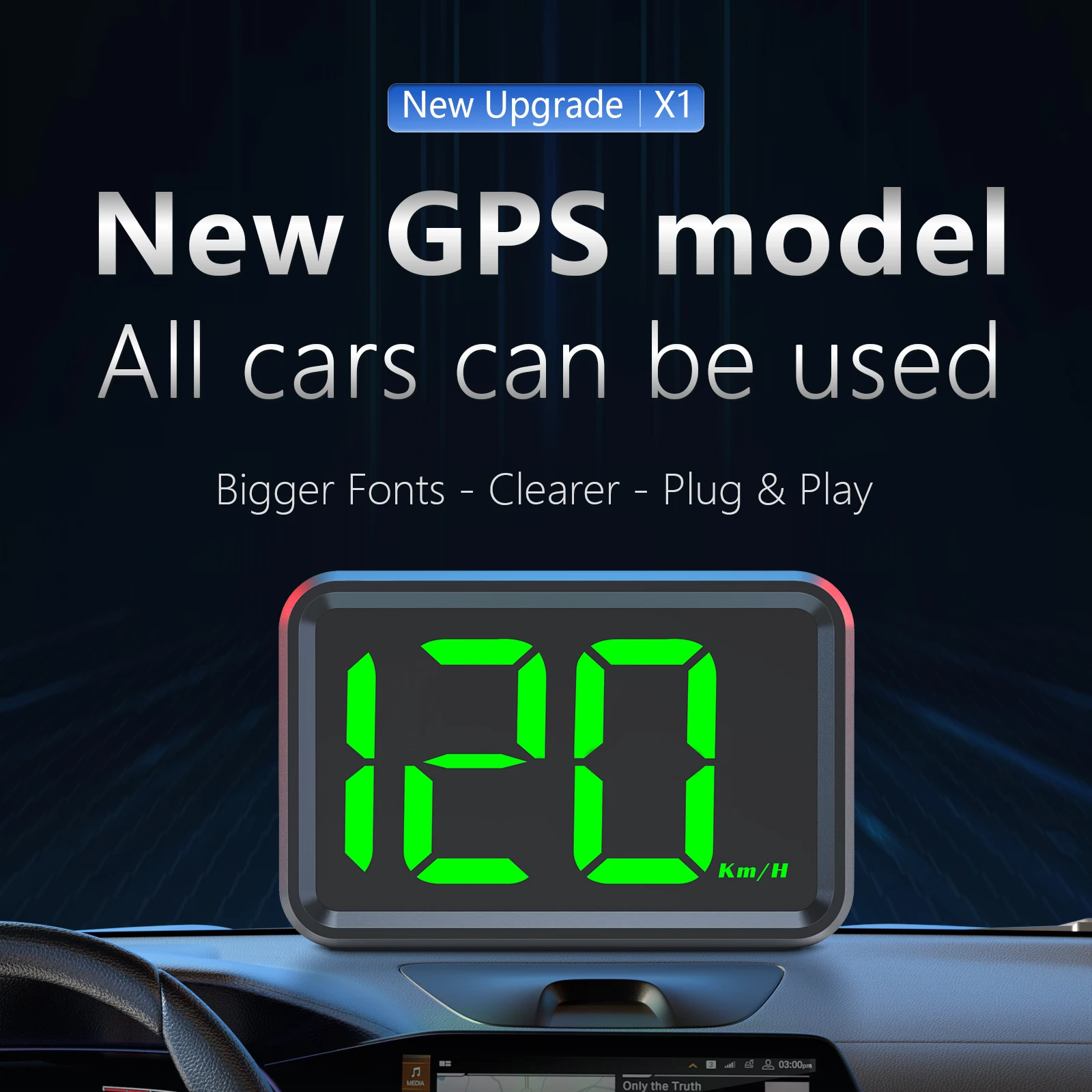 Ʈ GPS ӵ ڵ HUD KMH  HUD ӵ, ū Ʈ ӵ 跮 KMH,  ڵ Ʈ ÷  ÷ ڵ