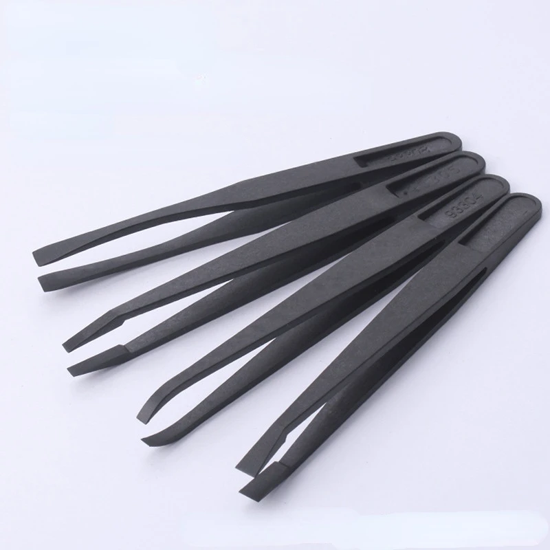 Anti-static Plastic Tweezers Hard Plastic Tweezers Electronic Component Picker Multi-purpose Industrial 3pcs/lot tweezer tool,esd anti static tweezers