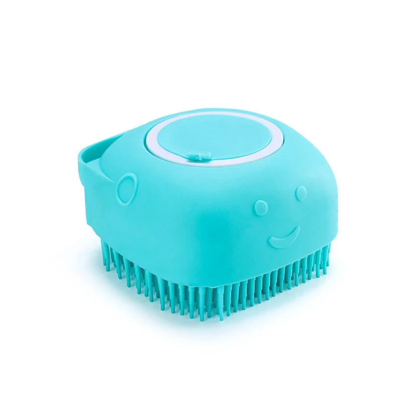 Escova de Massagem para Banho Multifuncional para Cães Grandes e Gatos, Acessórios de Silicone Macio e Seguro para Animais de Estimação