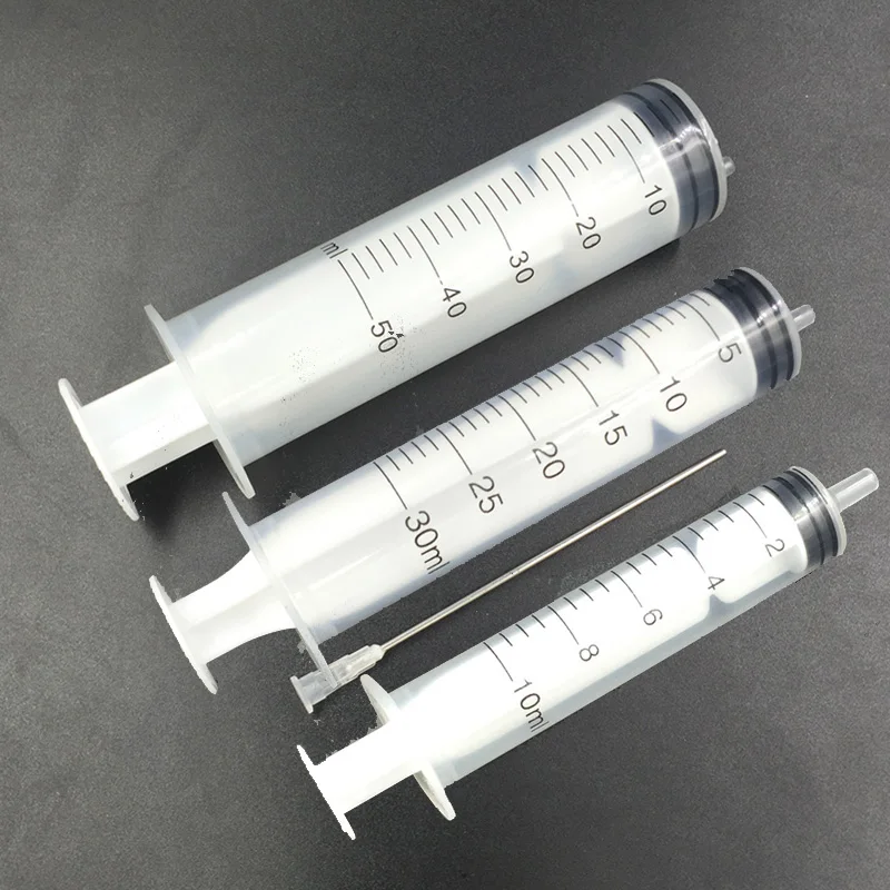 10pcs refill tool 10ML 30ml 50ML syringe injector + 10cm long needle for refilling ink CISS CIS or cartridges refill tools