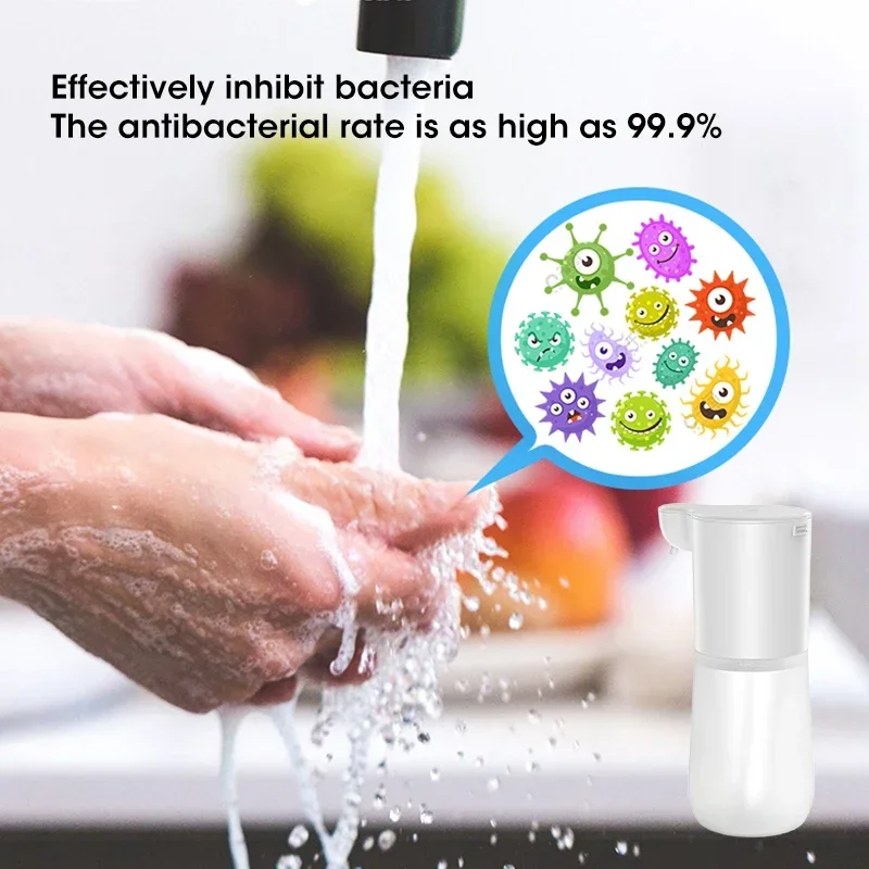 Soap Dispenser Automatic Sensor Foam Dispenser Touchless Type-C Charging Capacity Smart Liquid Soap Dispenser Infrared Sensor Soap