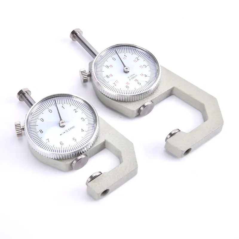 0-10mm / 0-20mm Dial Thickness Gauge Leather Paper Thickness Meter Tester For Leather Flim Paper Measure Tool Gauge thickness gauge