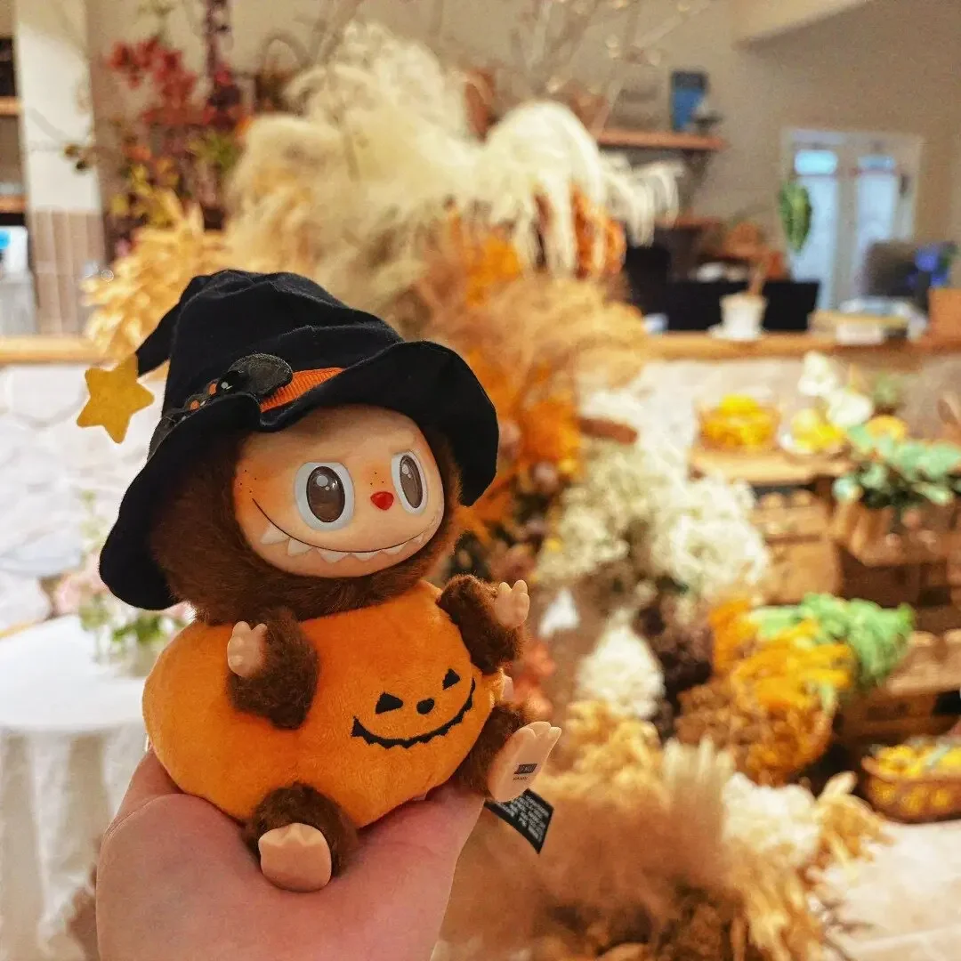 Ropa De Halloween Para Muñeca – Mono De Calabaza Naranja Y Sombrero A Juego, Accesorios Para Disfraz De Muñecas (Muñeca No Incluida)