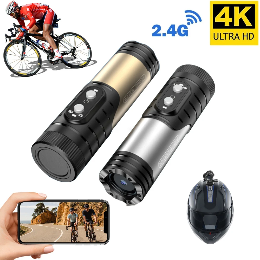 4K Action Camera Impermeabile Bici Moto Casco Fotocamera Anti Shake Sport Dv Wireless Wifi Videoregistratore Dash Cam Per Auto