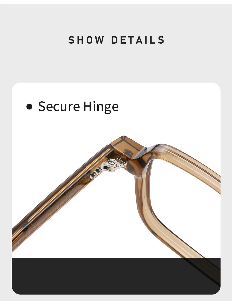 Momoja Mode Acetat Brillen fassungen Männer und Frauen Myopie verschreibung pflicht ige optische Brillen fassungen Luxusmarke Brillen sc56001 – Detail 5