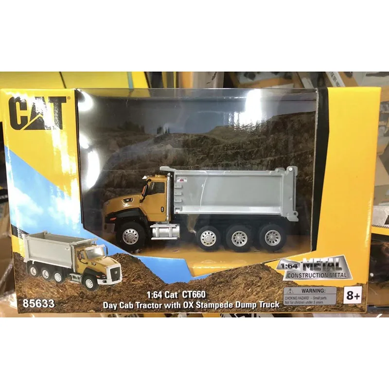 Dm Diecast 1:64 Scala Cat Roller Lega Ingegneria Modello 85631 Collezione Souvenir Display Ornamenti