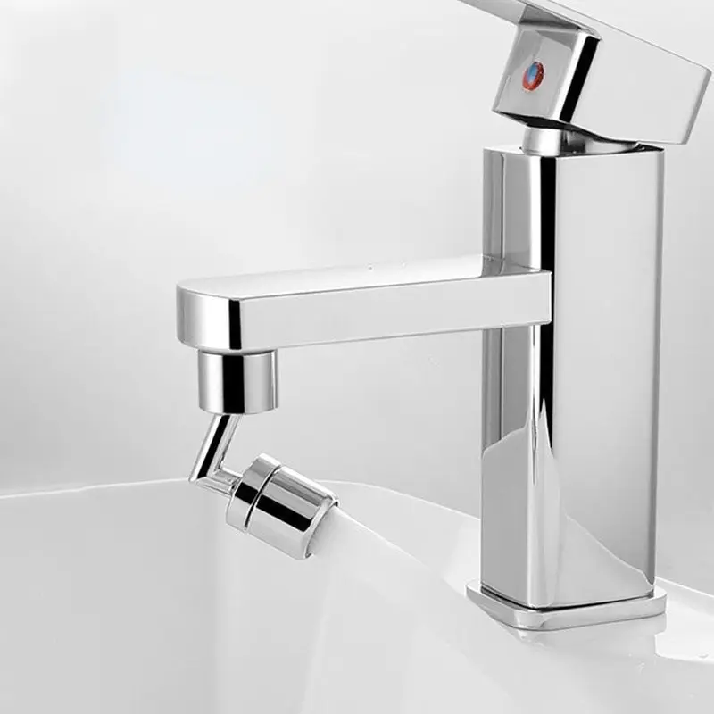 Kitchen Bathroom Pressurized Extension Foaming Faucet 720 Degrees Rotating Dishwashing Wash Face Rinsing Splash Proof Head 4