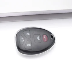 Clear TPU Car Key Case Cover, Auto Shell Protection (Transparent cover)