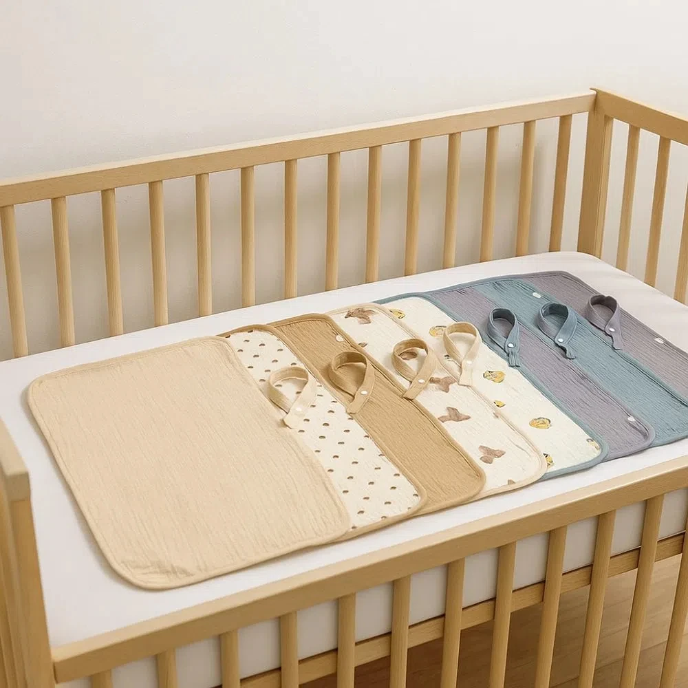 Soft Baby Diaper Changing Pad Strong Absorbent Breathable Infant Diaper Mat Diapering Sheet Hypoallergenic Baby Bed Pad Travel