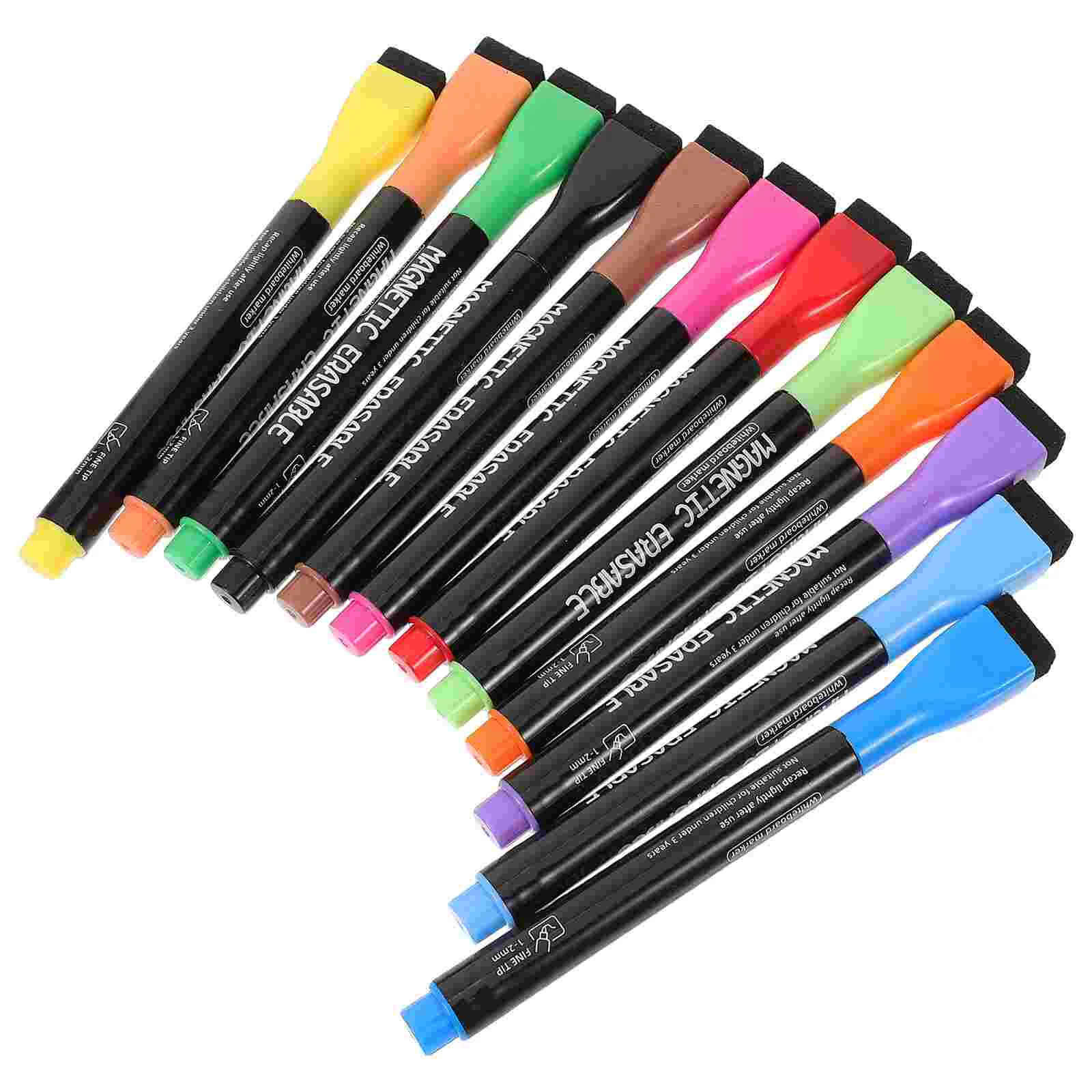 1 Set of Whiteboard Markers Erasable Whiteboard Markers Reusable Whiteboard Dry Erase Markers