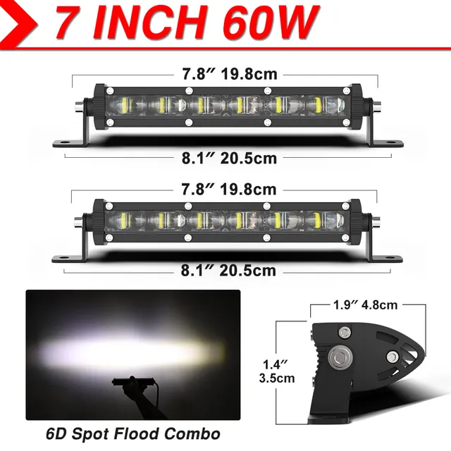 6D-7IN-W -2pcs